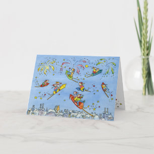 Petite bonne année de Rocket - carte de voeux