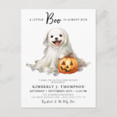 Petite Boo Cute Halloween Baby shower Invitation (Devant)