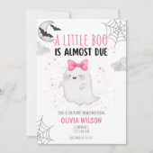 PETITE BOO EST DUE BABY SHOWER INVITATION (Devant)
