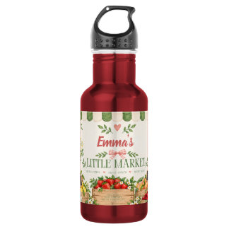 Petite bouteille d'eau d'anniversaire du marché de