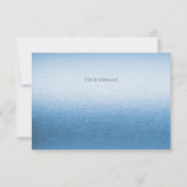 Petite Broderie Florale d'oiseaux Carte de remerci (Dos)