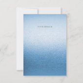 Petite Broderie Florale d'oiseaux Carte de remerci (Dos)