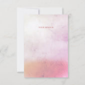 Petite broderie florale d'oiseaux Carte de remerci (Dos)