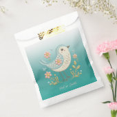 Petite Broderie Florale d'oiseaux Sacs verts Faveu (Scellé)