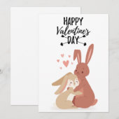 Petite carte d'amour pour la Saint Valentin (Devant / Derrière)