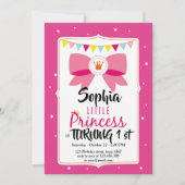 petite carte d'anniversaire princesse (Devant)