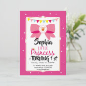 petite carte d'anniversaire princesse (Debout devant)