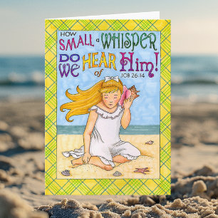 Petite carte d'anniversaire Whisper