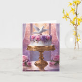 Petite carte de 4 pouces x 5,6 pouces (Fleur jaune)