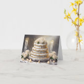 Petite carte de 4 pouces x 5,6 pouces (Fleur jaune)