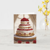 Petite carte de 4 pouces x 5,6 pouces (Fleur jaune)