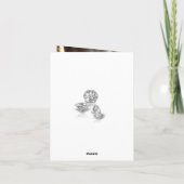 Petite carte de 4 pouces x 5,6 pouces (Dos)