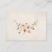 Petite carte de capsule temporelle pour baby showe (Dos)