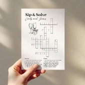 Petite carte de casse-tête Mariage