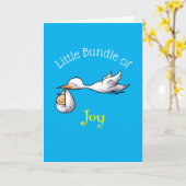 petite carte de joie (personnalisée) (Fleur jaune)