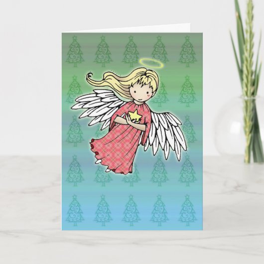 Petite carte de l'ange de Noël (Devant)