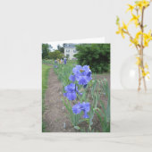 petite carte de note blanche (Fleur jaune)