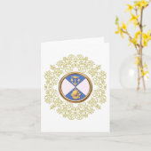 Petite carte de note JFN (Fleur jaune)