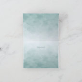 Petite Carte de remerciements aux fleurs roses ble (Intérieur)