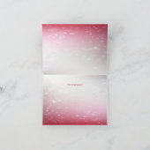 Petite Carte de remerciements Florale Fée (Intérieur)