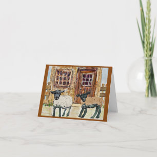 Petite Carte de remerciements pliée de 4 po x 5,6