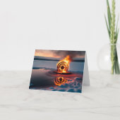 Petite carte de vacances pliée 4" x 5,6" (Devant)