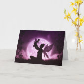 Petite carte de voeux bienheureuse (Fleur jaune)