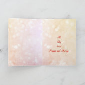 Petite carte de voeux design du 6e anniversaire (Intérieur)