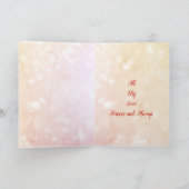 Petite carte de voeux design du 7e anniversaire (Intérieur)
