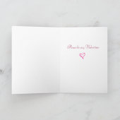Petite carte de voeux douce de Saint-Valentin de (Intérieur)