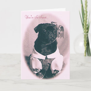 Petite carte de voeux douce de Saint-Valentin de