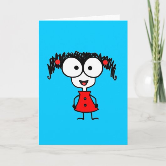 Petite carte de voeux Midge (Devant)