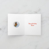 Petite carte de voeux personnalisée avec des (Intérieur)