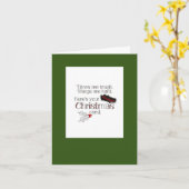 Petite carte de voeux pliée de 10,2 cm x 14,2 cm (Fleur jaune)