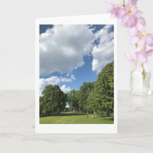 Petite carte de voeux pliée de 4 po x 5,6 po