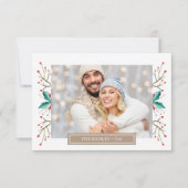 Petite carte de voeux pour la famille de Noël (Devant)