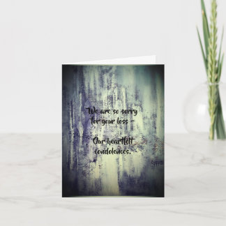petite carte Sympathy par dalDesignNZ