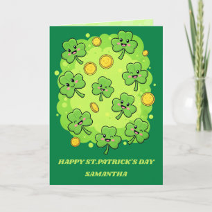 Petite Chanceuse Carte de la Saint-Patrick