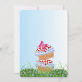 Petite chaperon rouge Invitations de fête d'annive (Dos)