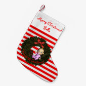 Petite Chaussette De Noël 1er Noël de la petite fille (Devant (Accrochage))
