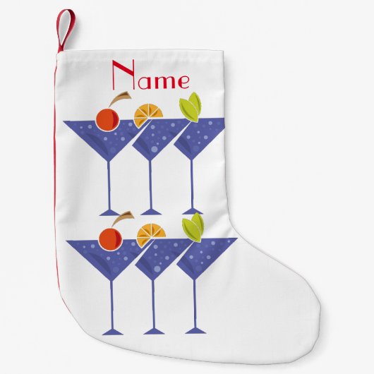Petite Chaussette De Noël 3 cocktails Martini Thunder_Cove (Devant)