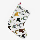 Petite Chaussette De Noël 49 poules de poulet (Devant (Accrochage))