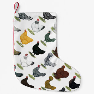 Petite Chaussette De Noël 49 poules de poulet