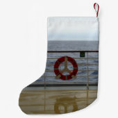 Petite Chaussette De Noël À la coutume de balustrade (Dos)