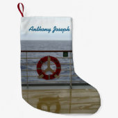 Petite Chaussette De Noël À la coutume de balustrade (Devant)