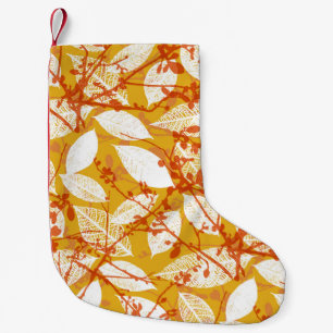Petite Chaussette De Noël A seamless vintage background pattern of autumn le