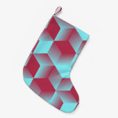 Petite Chaussette De Noël abstract geometric seamless pattern with grid of c (Devant (Accrochage))