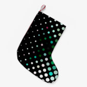 Petite Chaussette De Noël Abstract halftone background pattern. Geometric co (Devant (Accrochage))