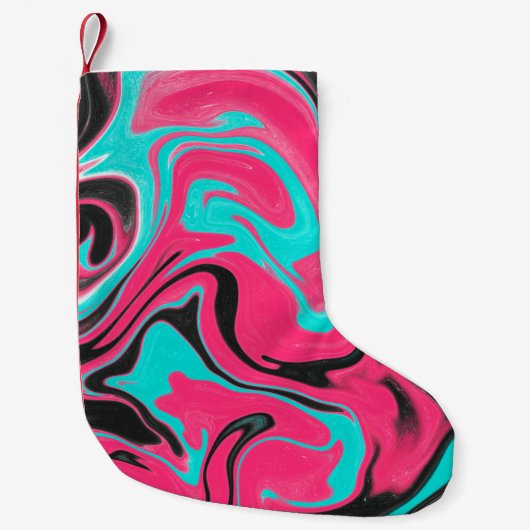 Petite Chaussette De Noël Abstract pattern background with gradient texturea (Devant)