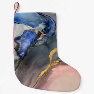 Petite Chaussette De Noël Abstrait arrière - plan rose-bleu avec belle trace